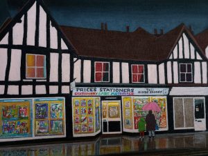 Abingdon Artists: Clive Bower - The Price's Right- Acrylic/Ink NFS.