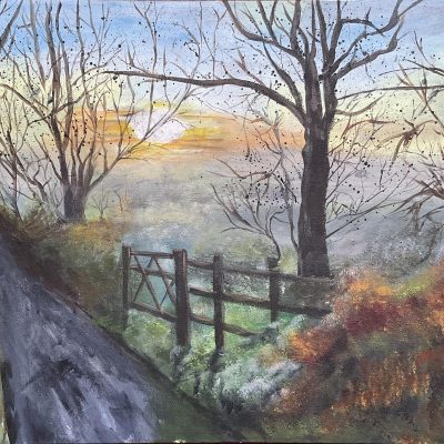 Misty landscape