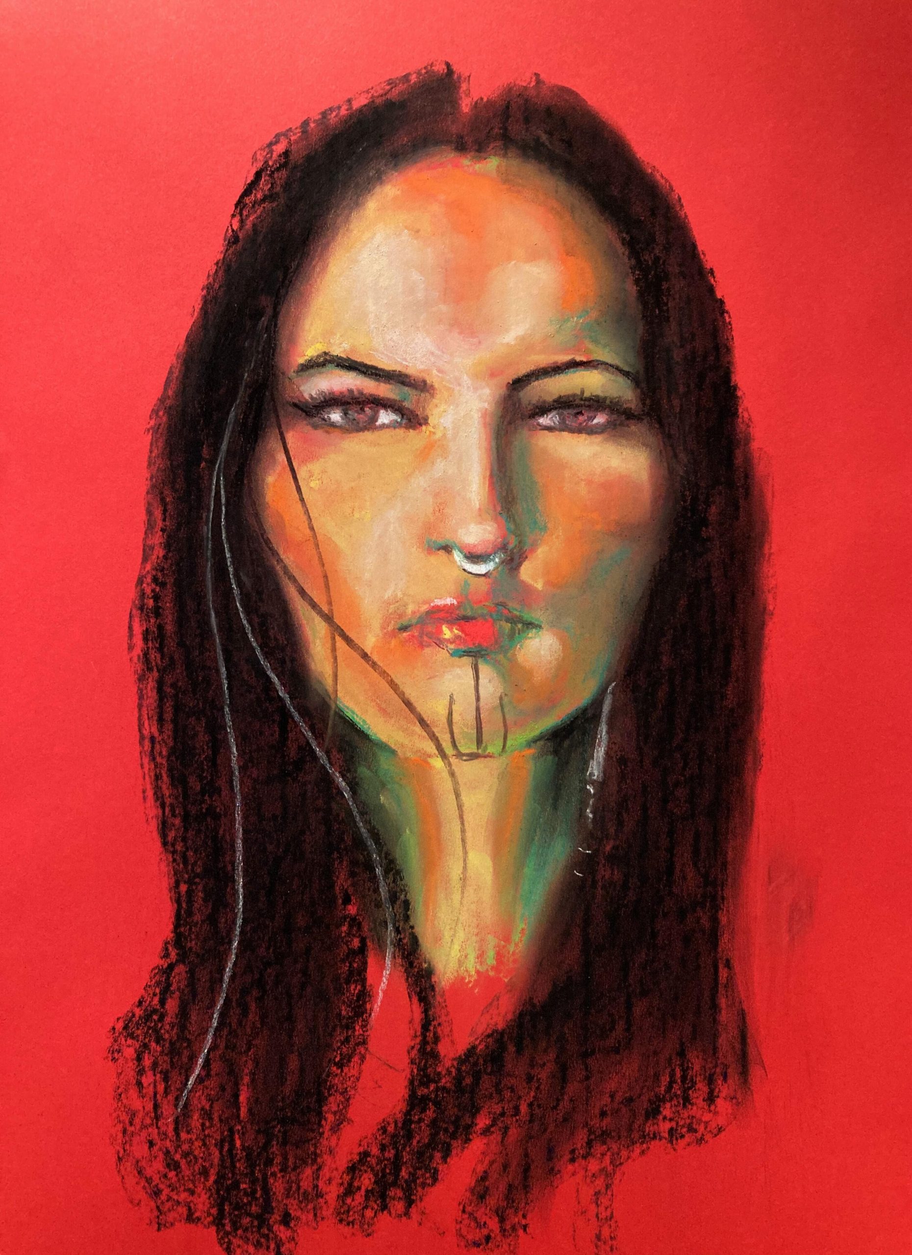 Oxon Artmakers: Native American Woman