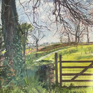 Neville Crowson WOA: View at Chantry, South Devon oil 68x98cm framed £450